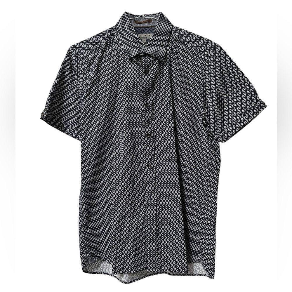 Ted Baker Men’s short sleeve button down. Size 3